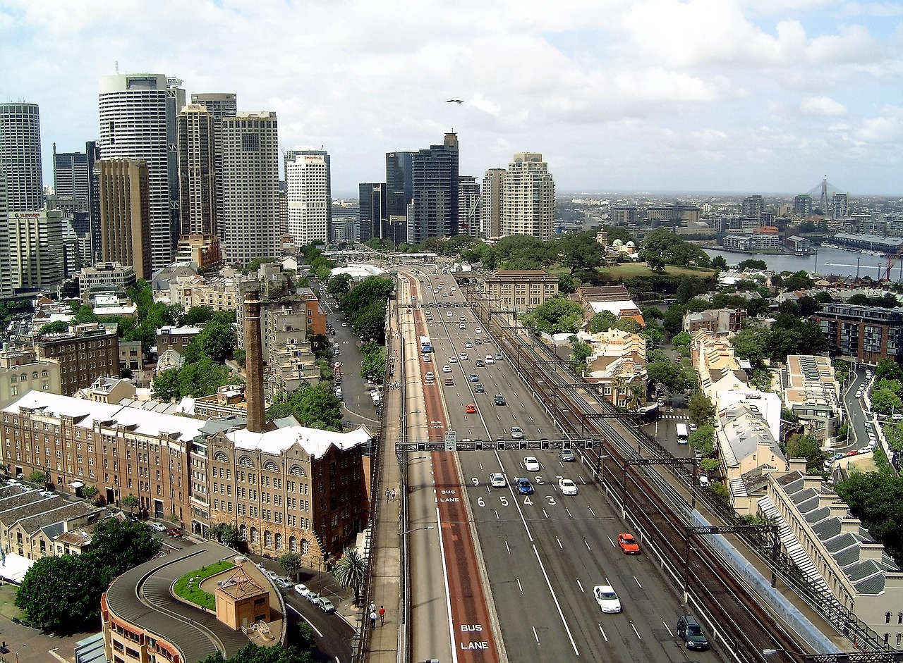 Image - city view highway cars