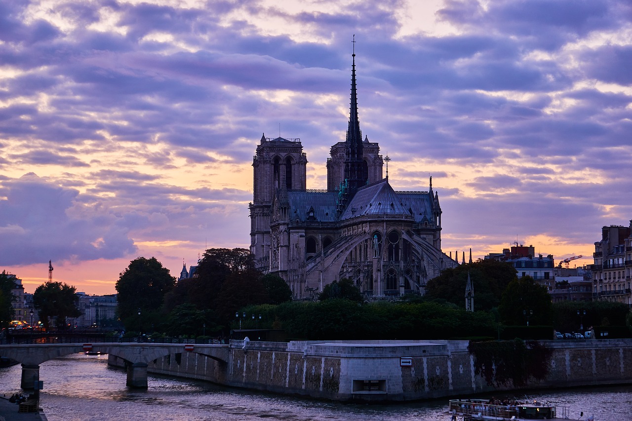 Image - paris france notre dame landmark