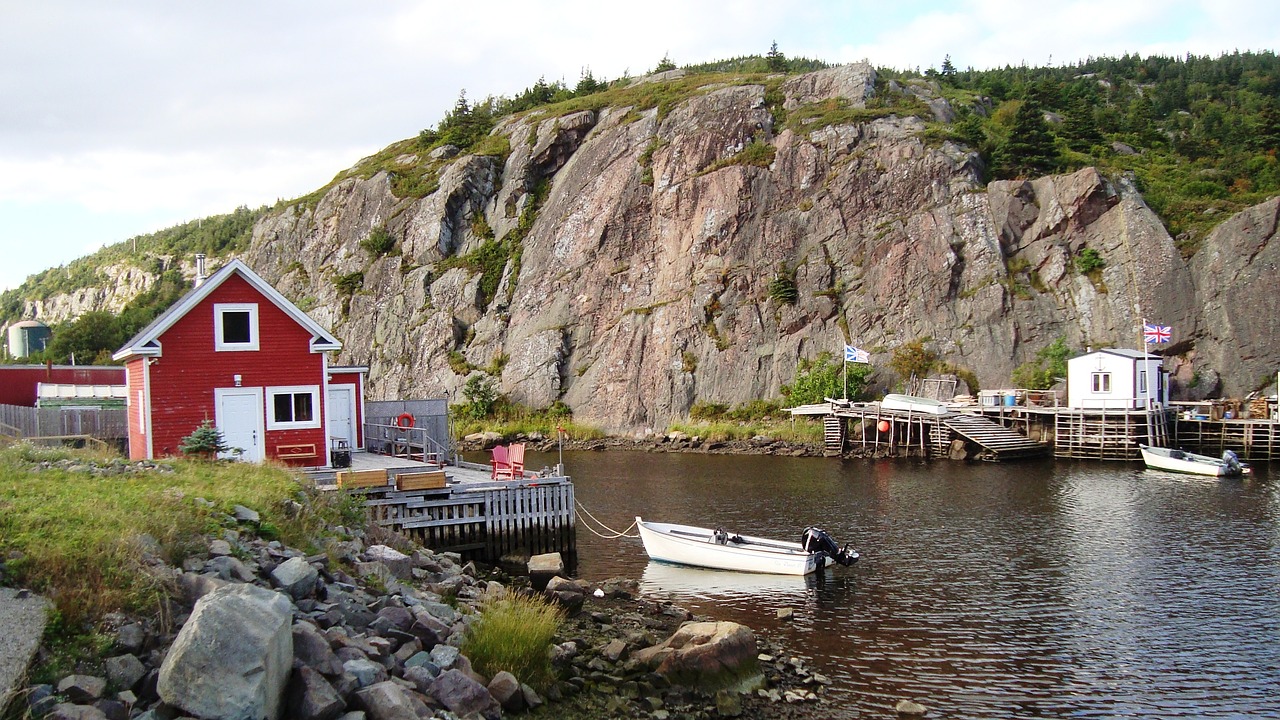 Image - village bay gut fishing sea