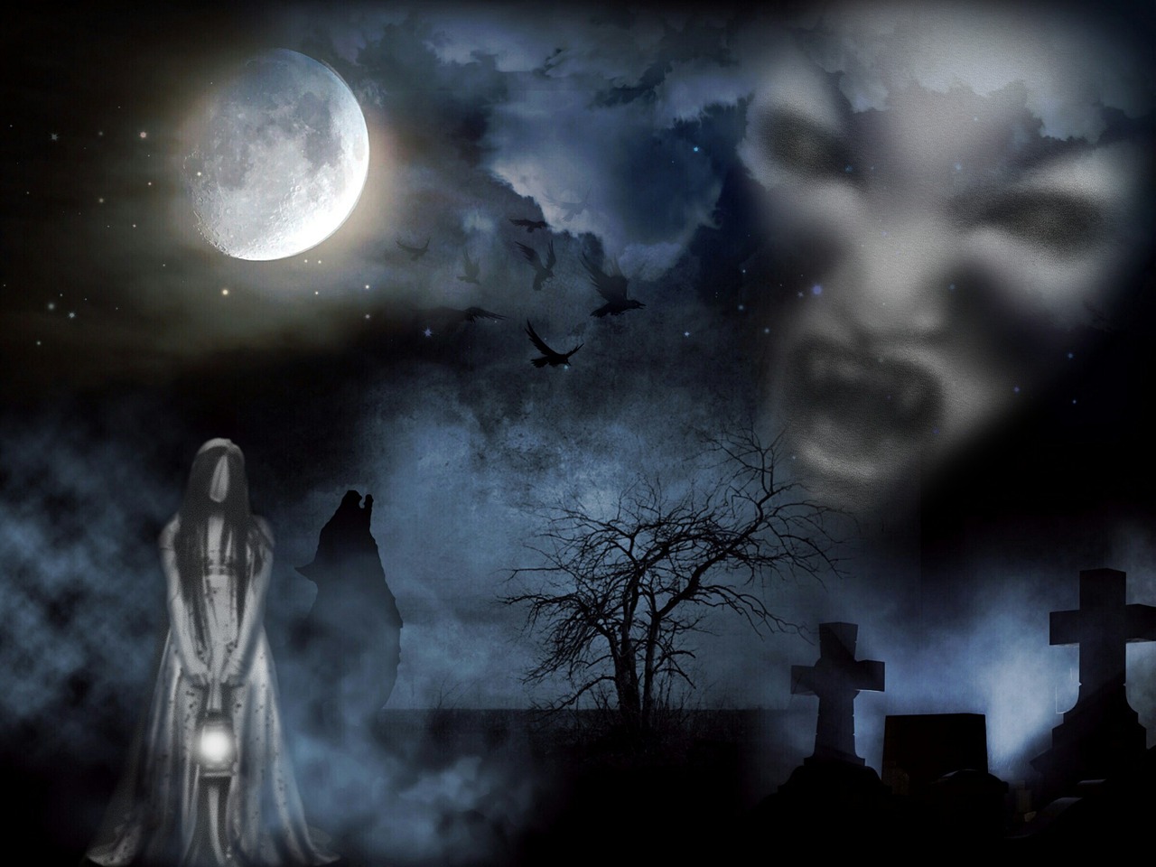 Image - cemetery creepy ghosts