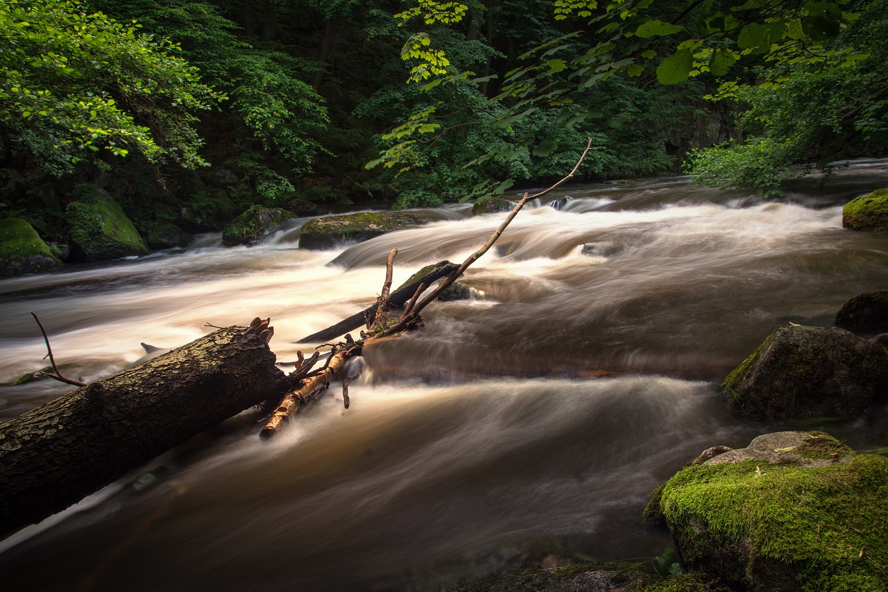 Image - waterfall rapids long exposure