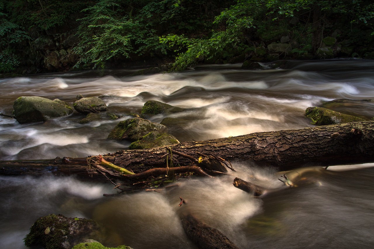 Image - waterfall rapids long exposure