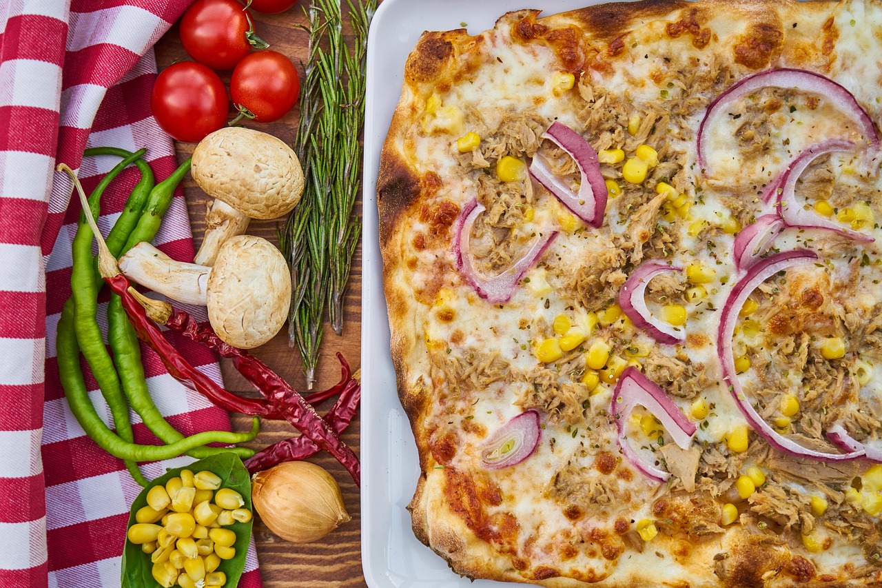 Image - pizza food meat bacon food photo