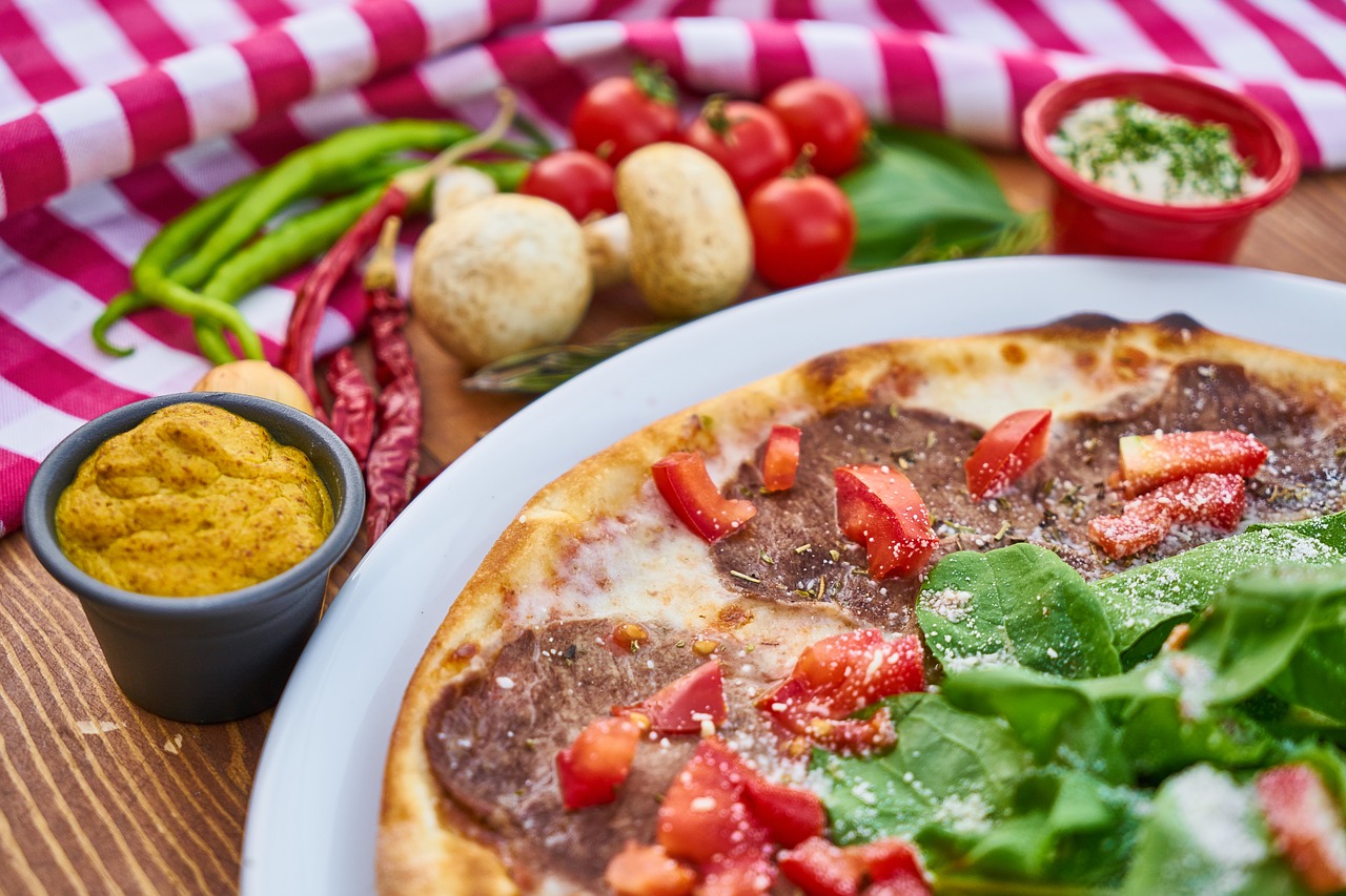 Image - pizza food meat bacon food photo