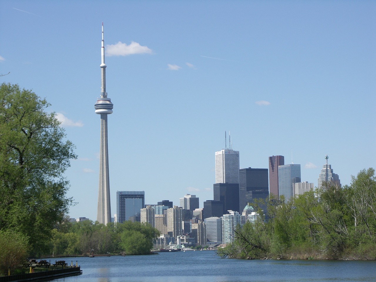 Image - toronto canada skyline cn tower