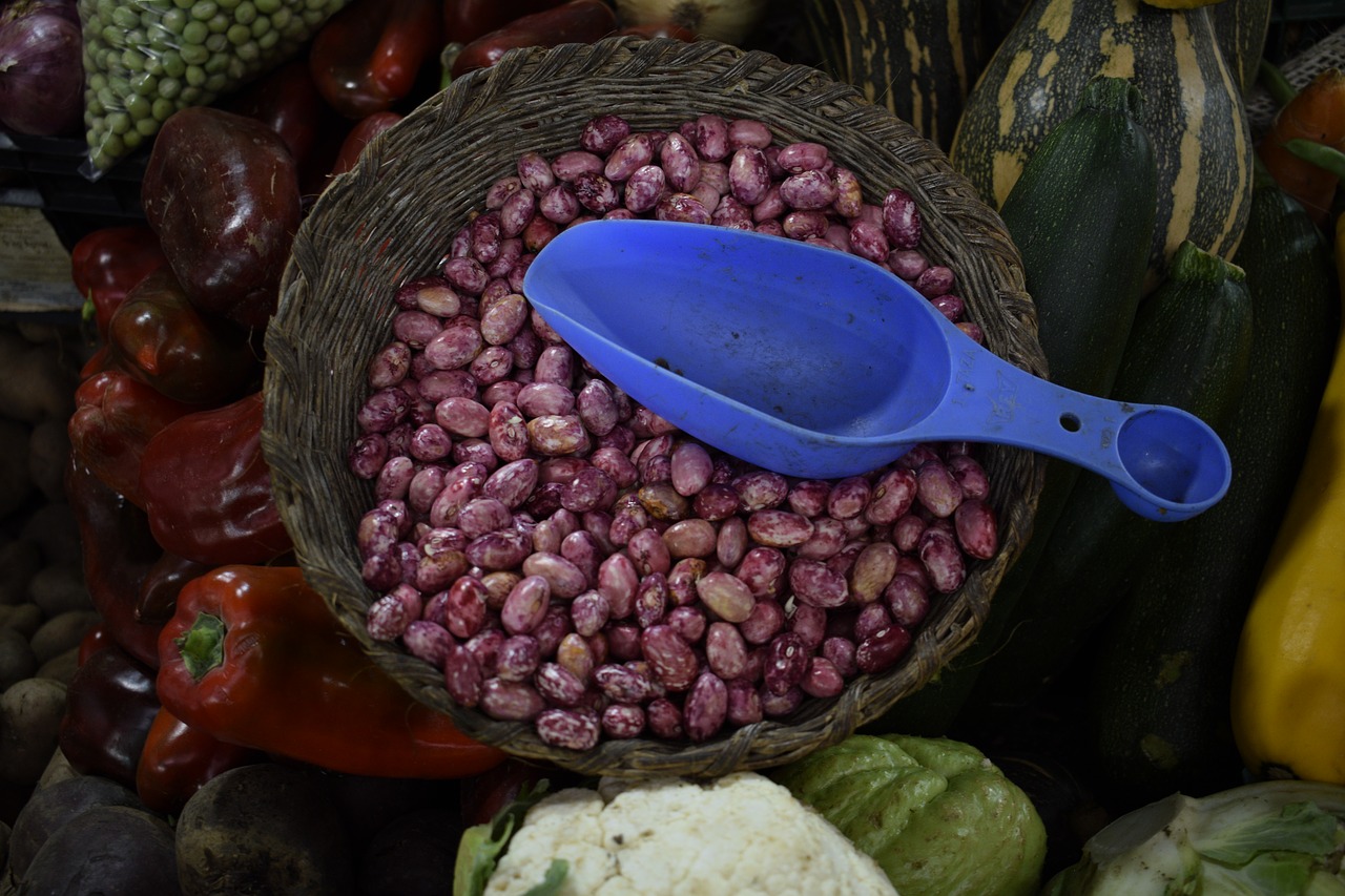 Image - beans market peasant vegetable sow