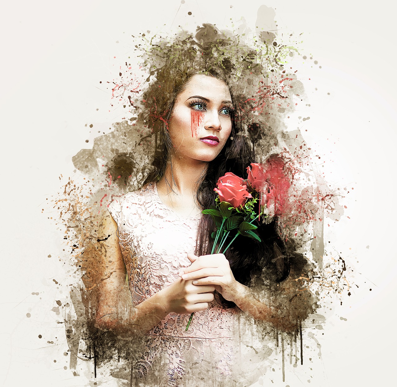 Image - gothic fantasy dark portrait