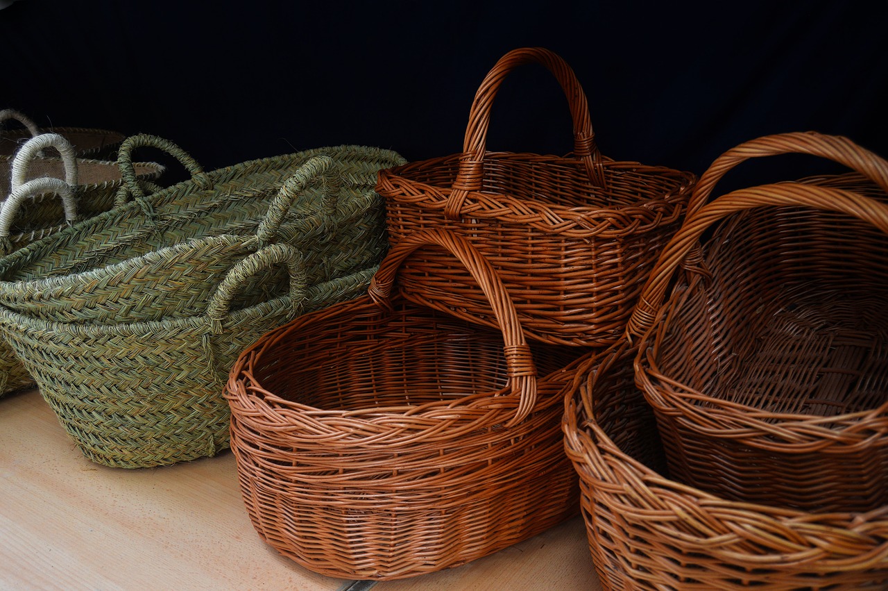 Image - crafts baskets esparto wicker