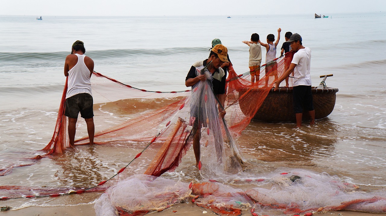 Image - the fishing village drag net people