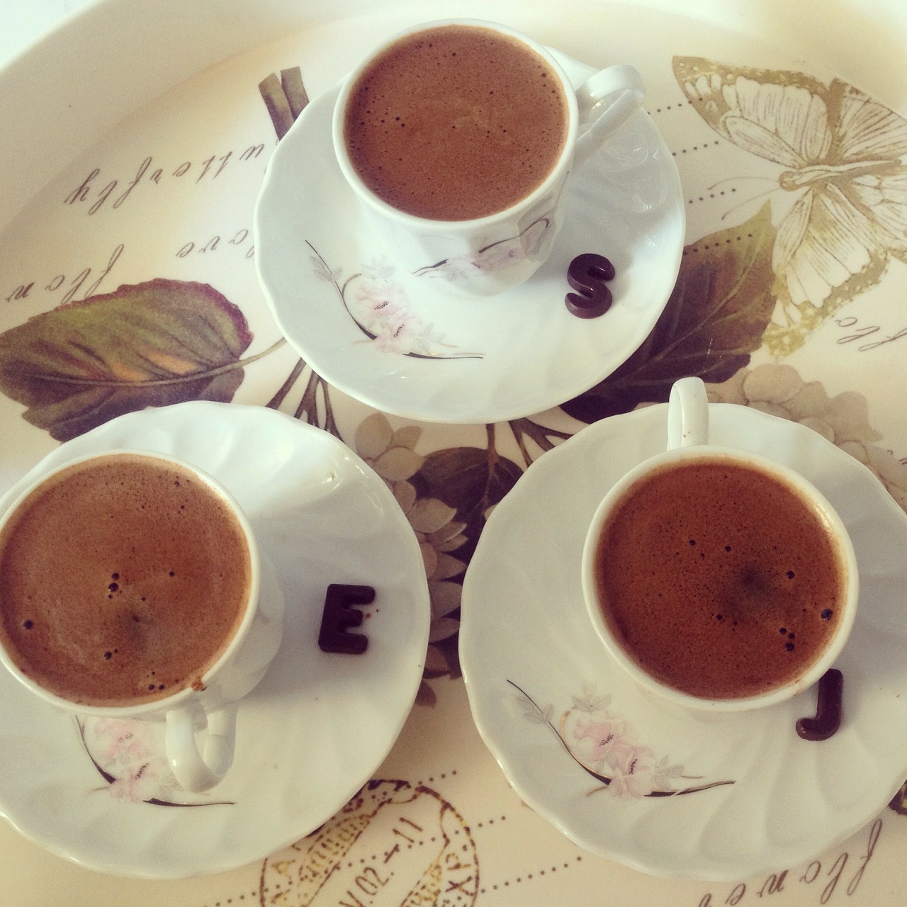 Image - coffee cups hot chocolate caffeine