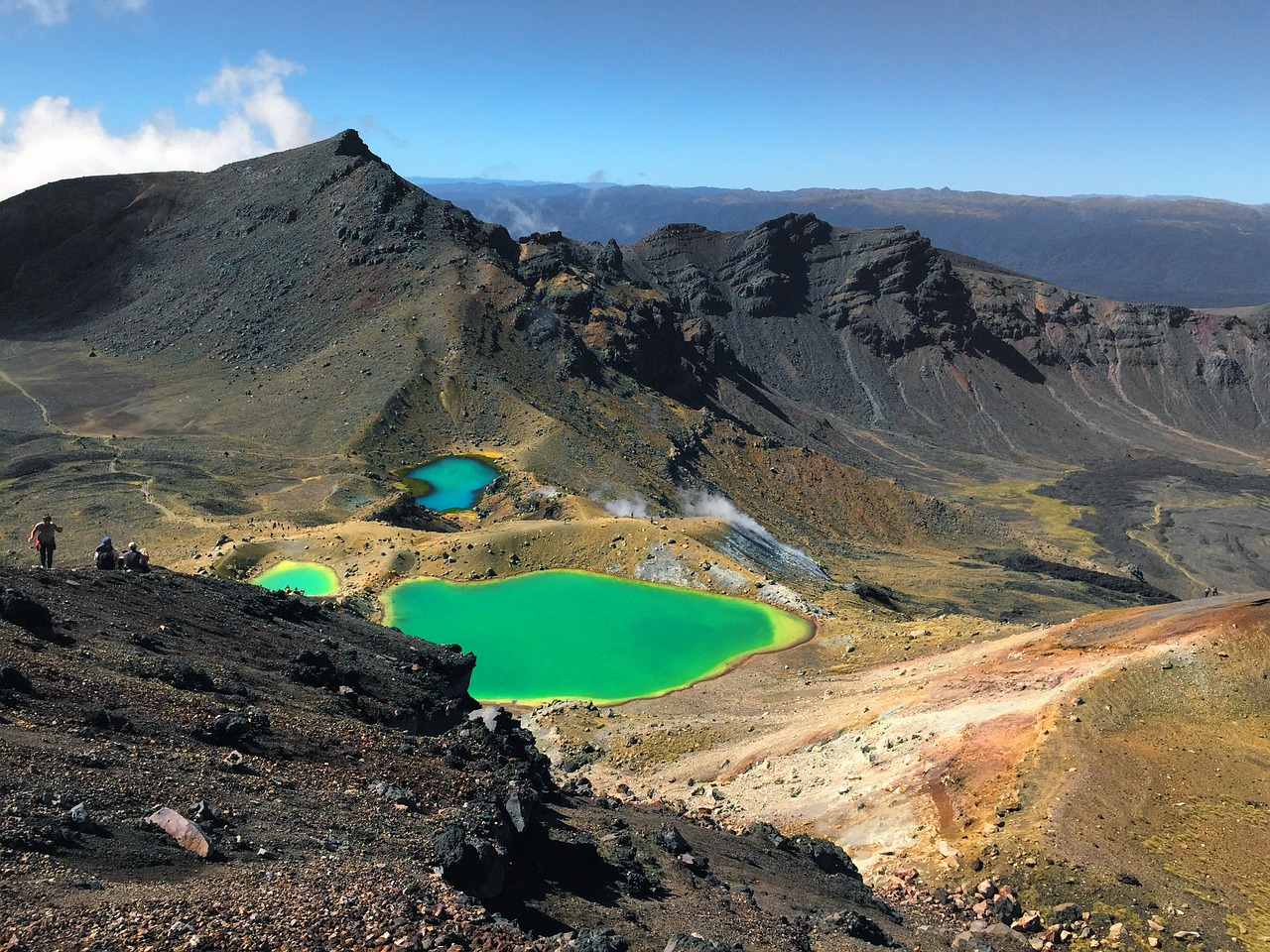 Image - mountain volcano lake new zealand