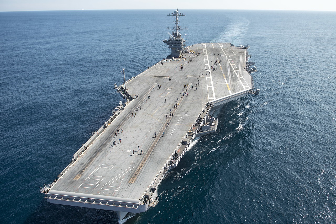 Image - uss harry s truman cvn 75 aerial