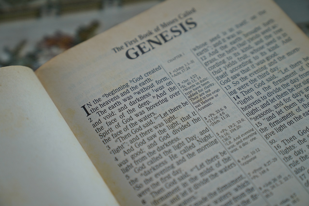 Image - bible genesis in the beginning