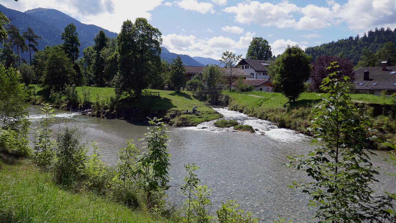 Image - weißach river rottach egern kreuth