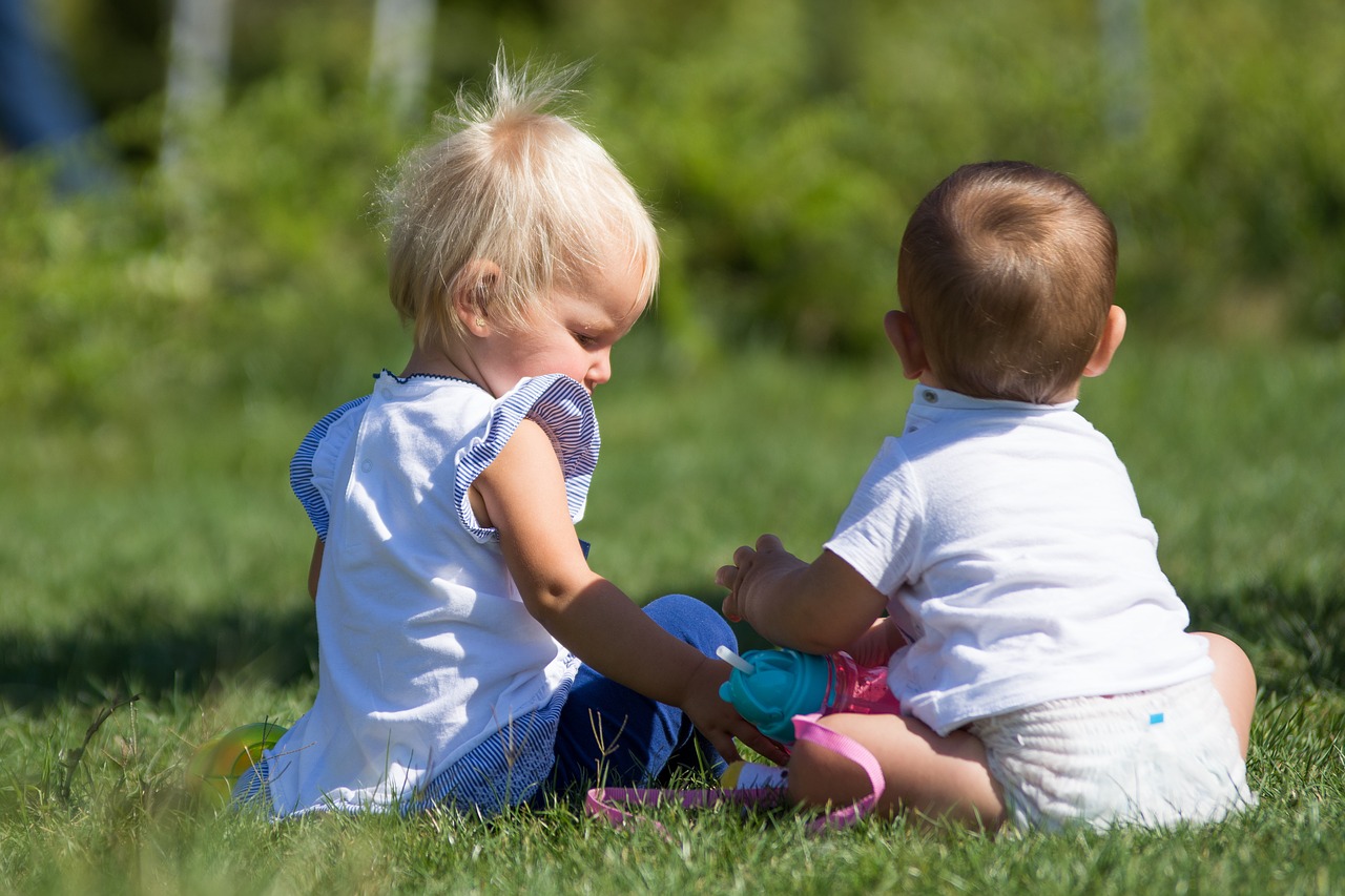 Image - baby grass green outdoor nature