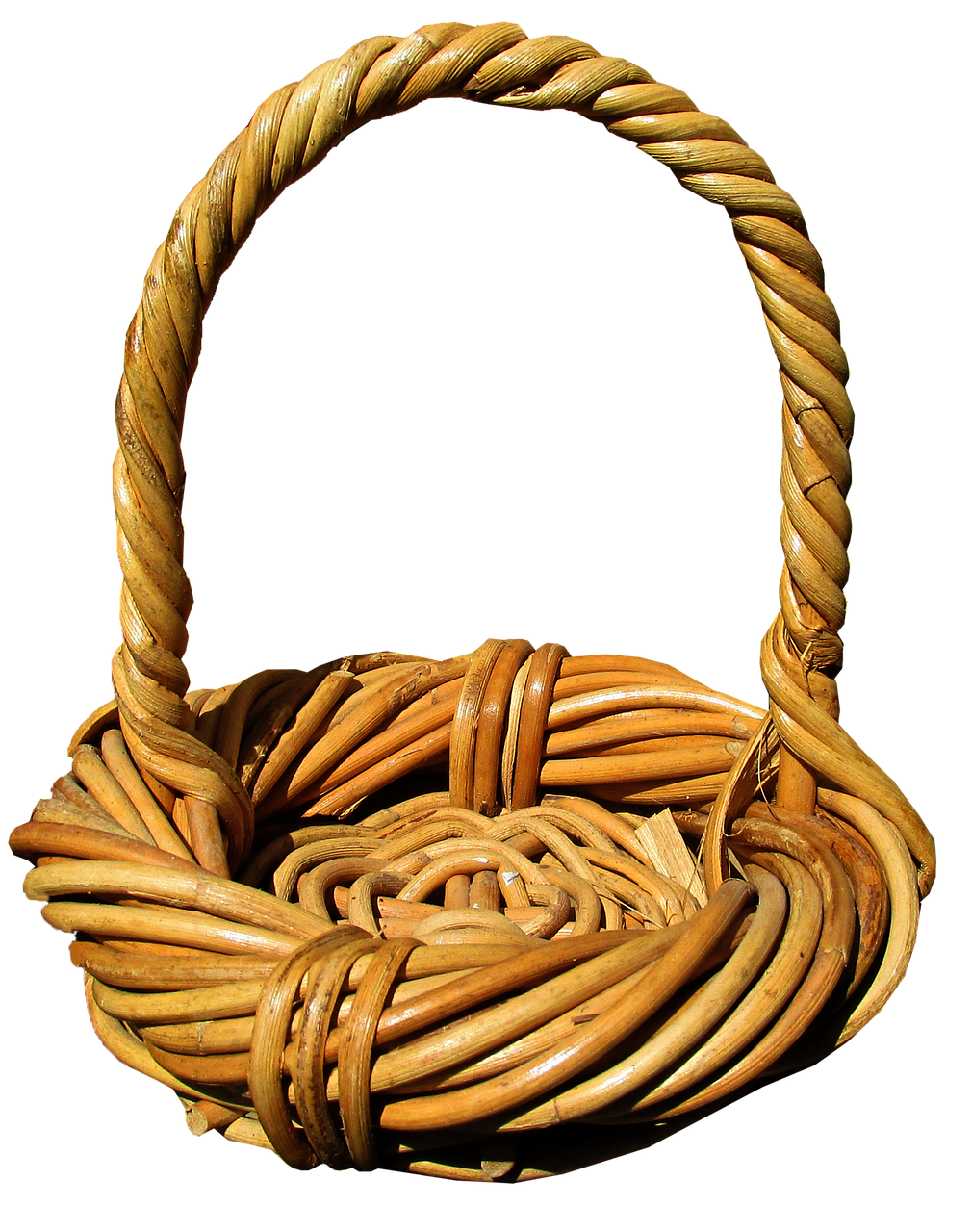 Image - basket cane handmade woven