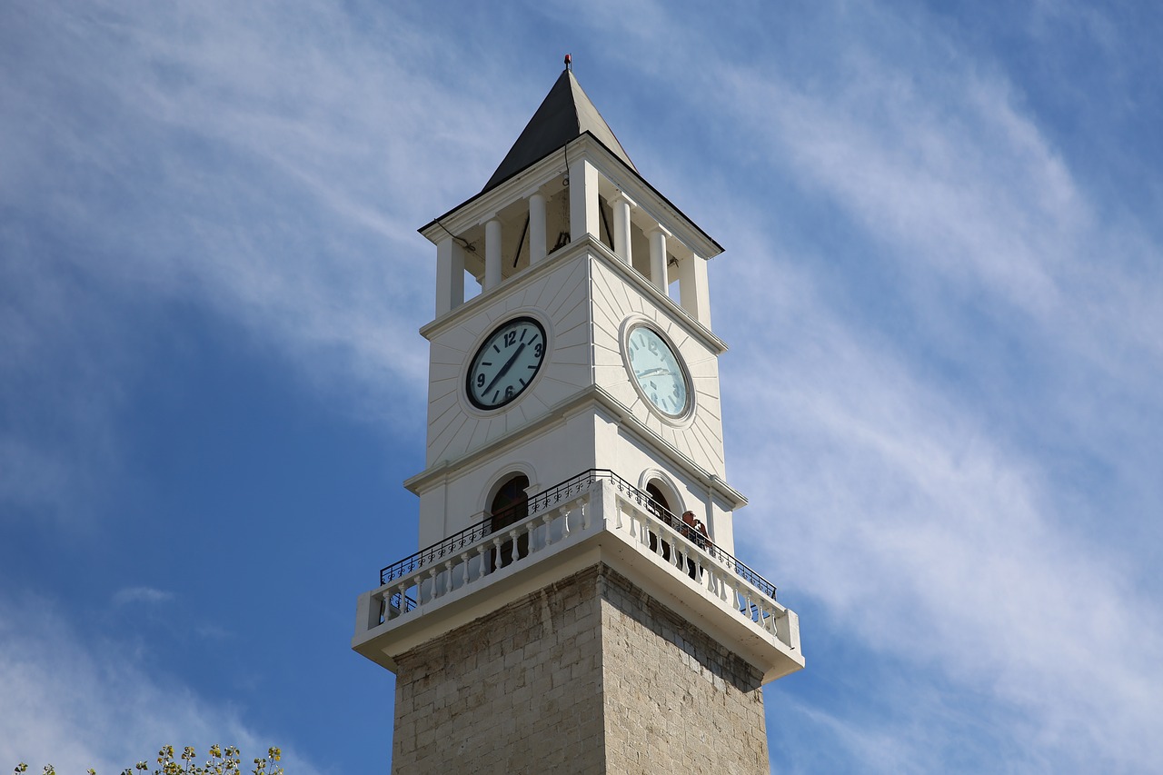 Image - clock tower time tirana