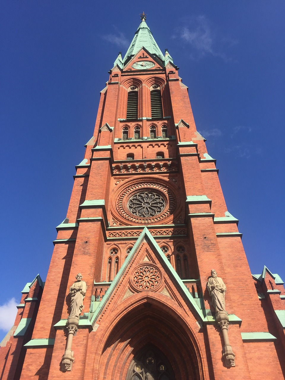 Image - stockholm church blue sky