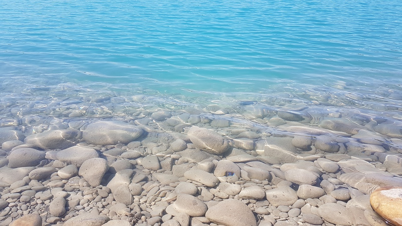 Image - turquoise water lake blue water