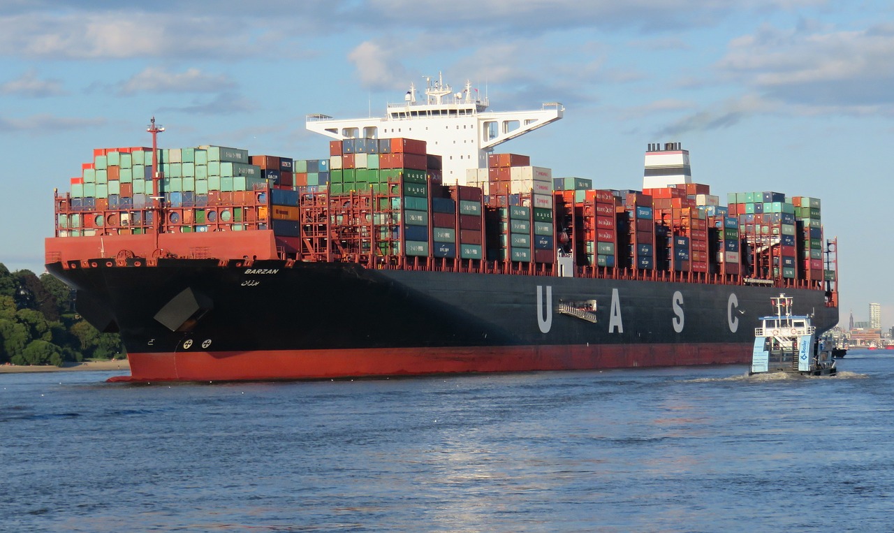 Image - container ship container ship port