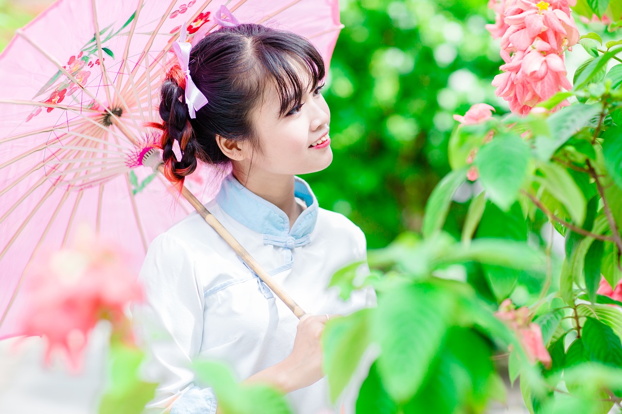 Image - girl teen garden women smile