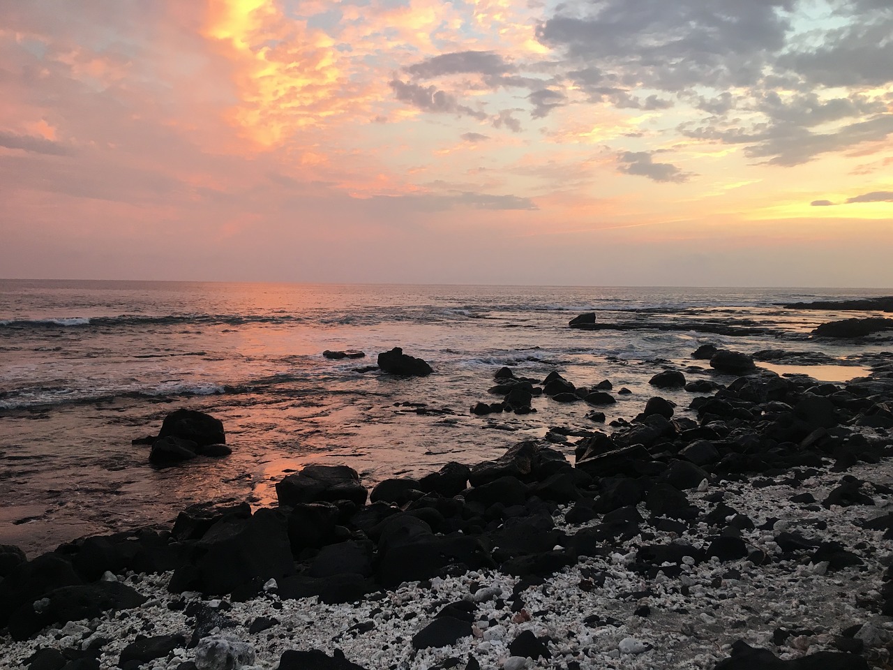 Image - beach hawaii sunset relax outdoor