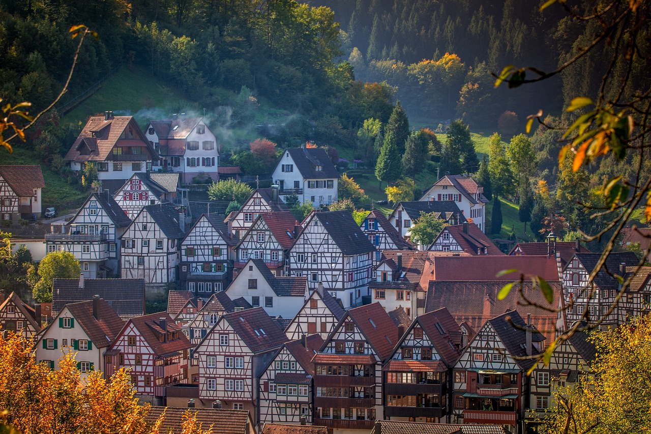 Image - schiltach truss architecture facade