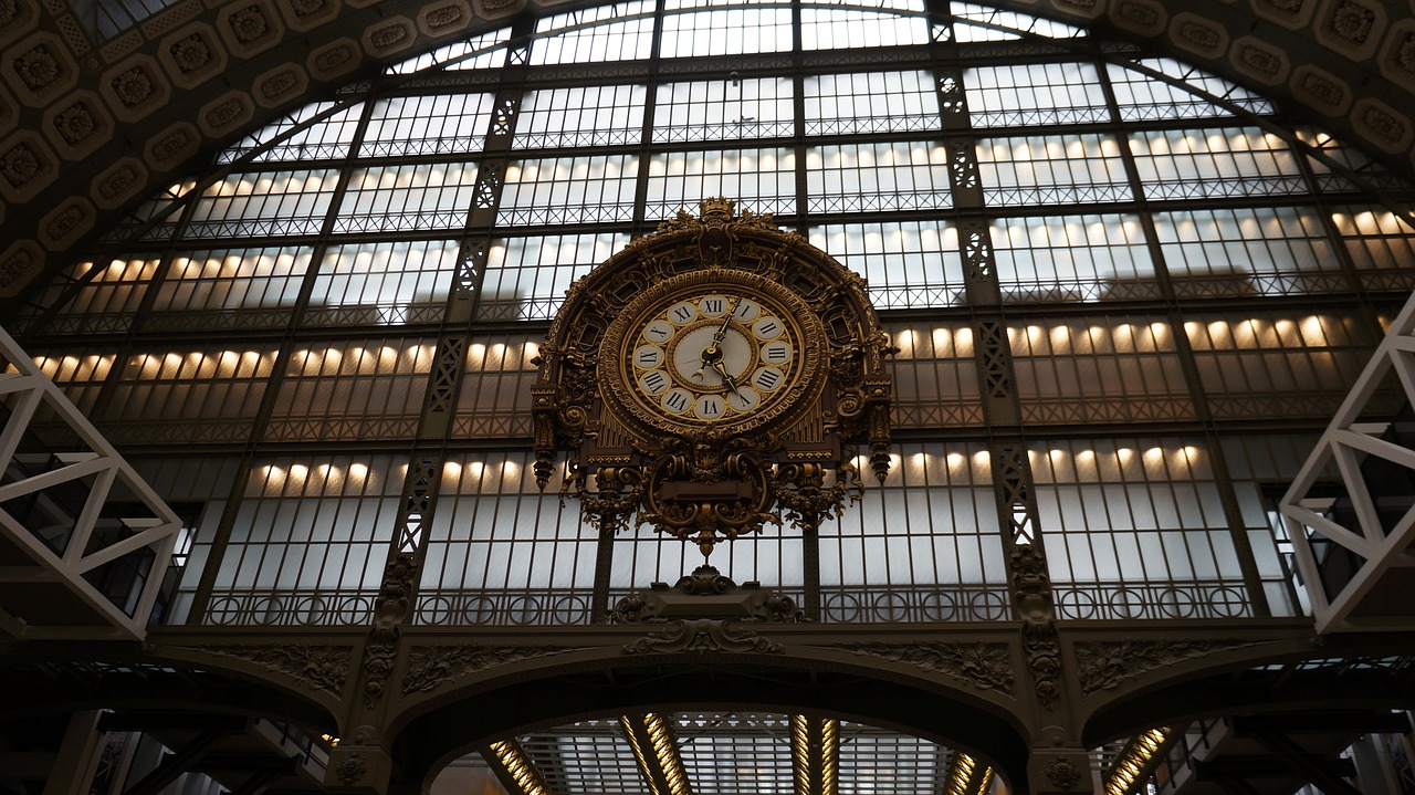 Image - clock railway station architecture