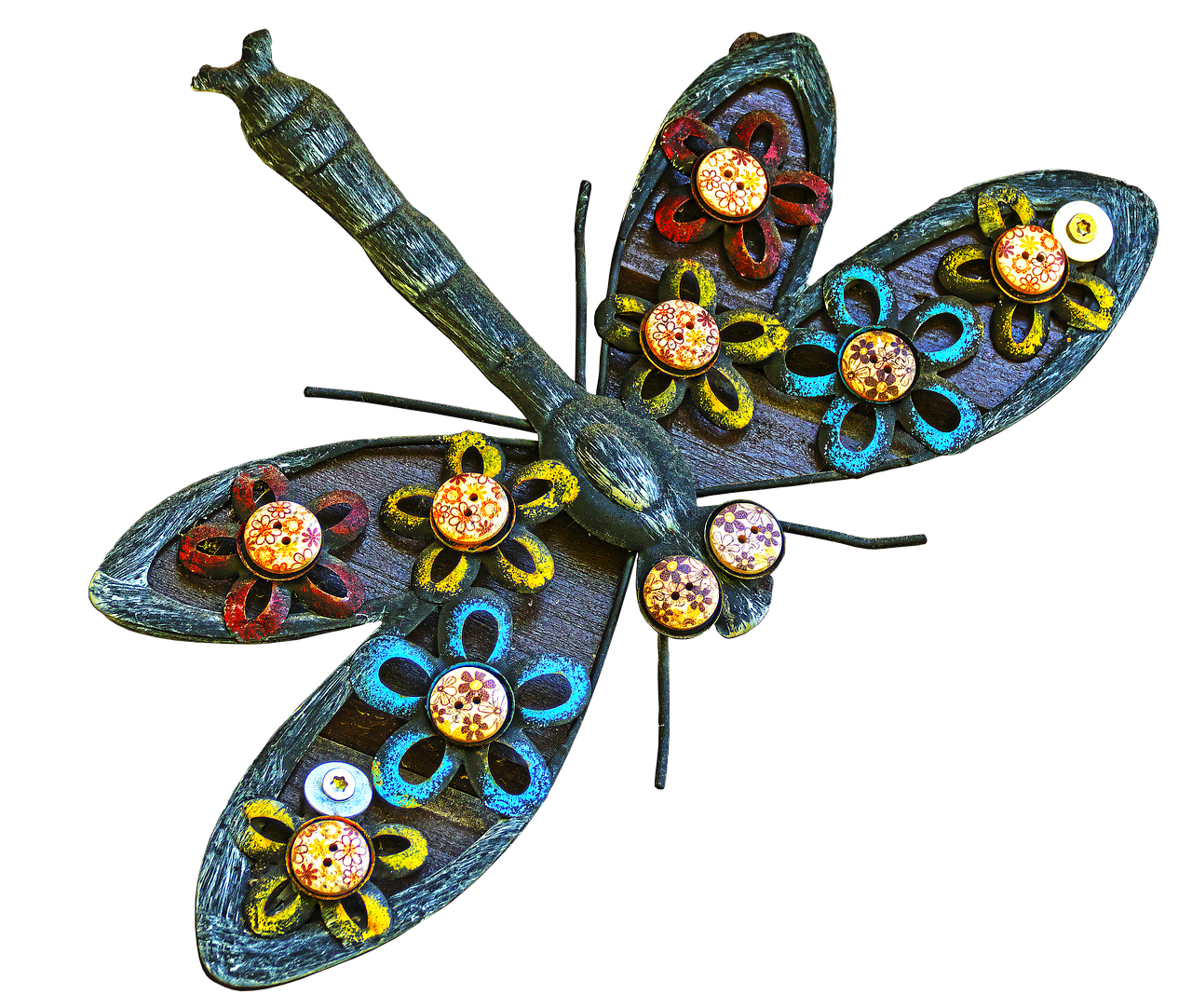 Image - dragonfly art object wall decoration