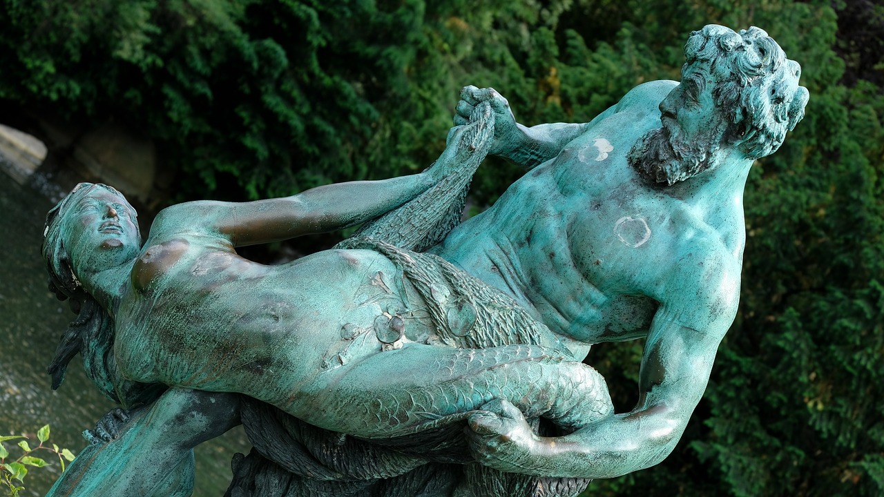 Image - neptune poseidon mermaid sea god