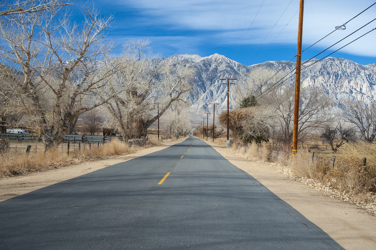 Image - road nature landscape asphalt usa