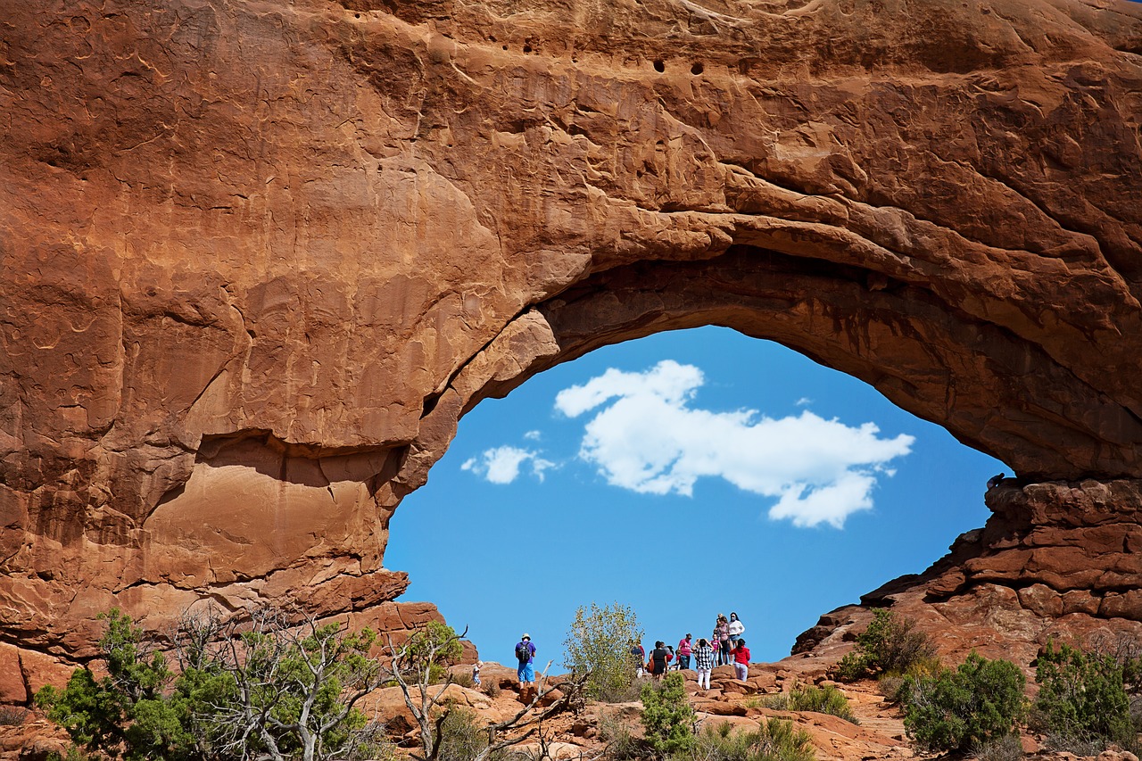 Image - moab utah red rocks desert