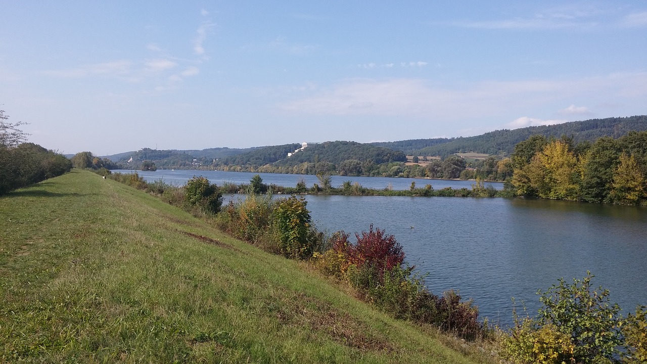 Image - danube water nature sky river