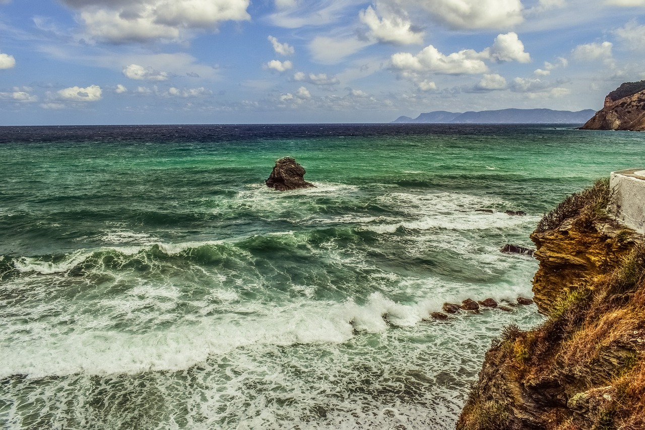 Image - sea beach wild coast waves