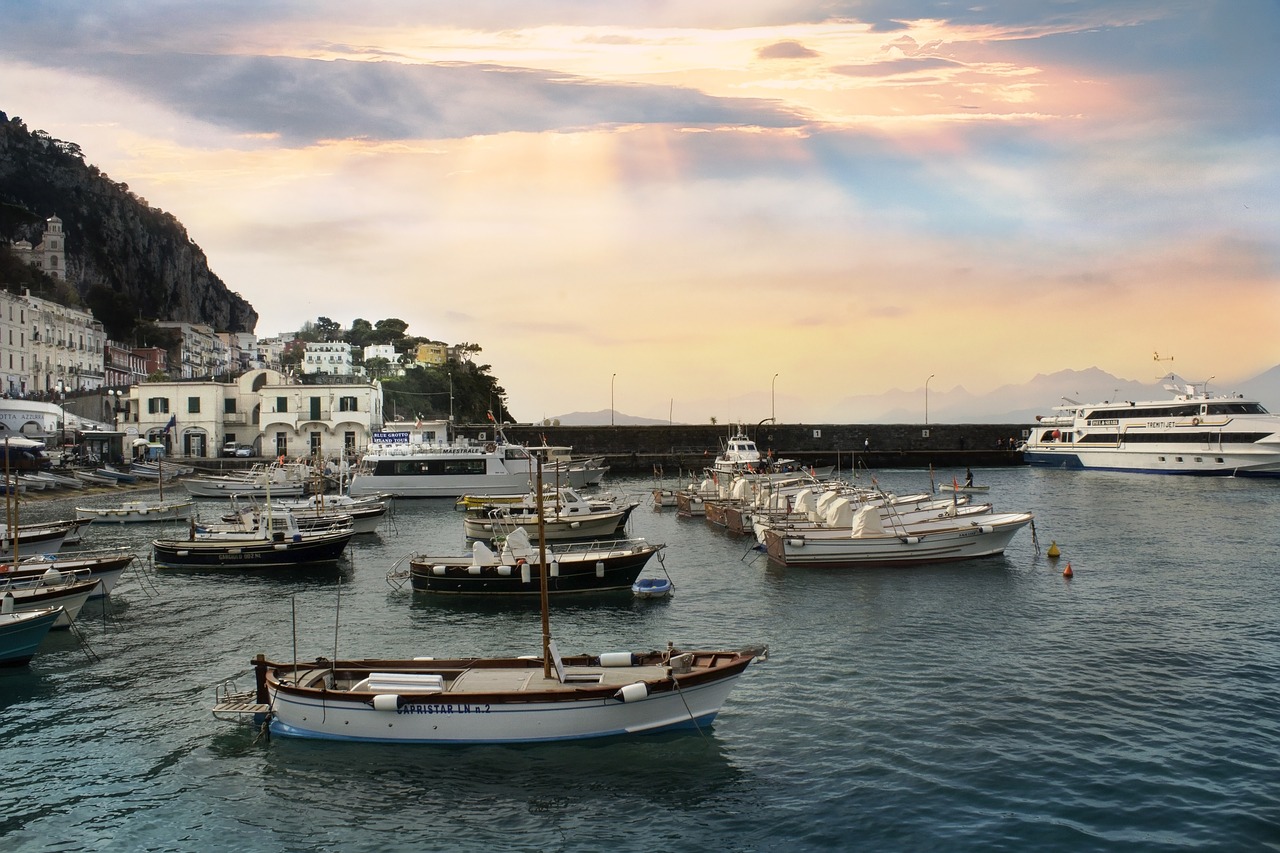 Image - boats italy mediterranean sea