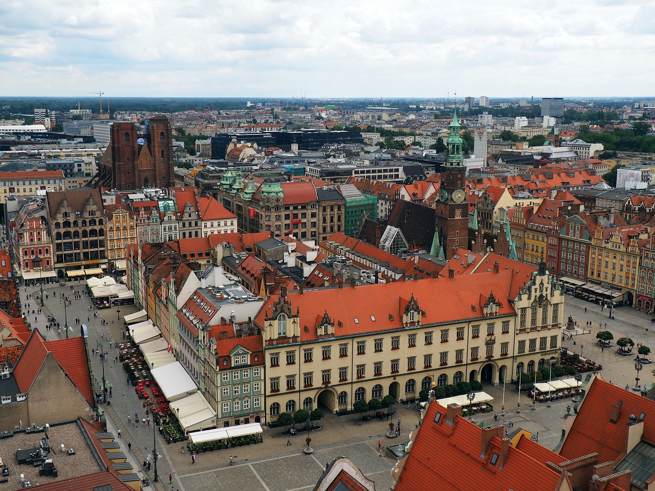 Image - wrocław the market the town hall