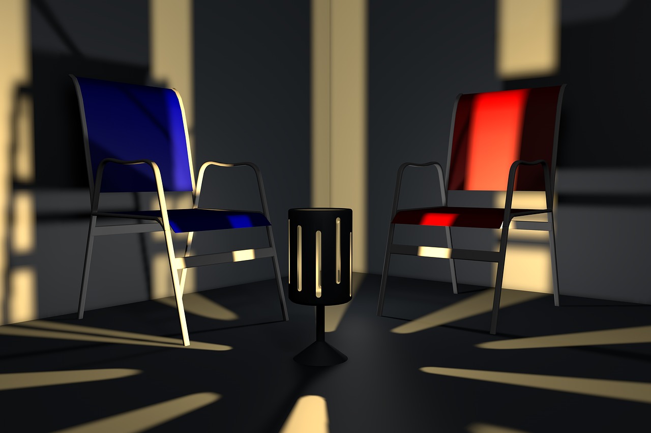 Image - room light shadow chair