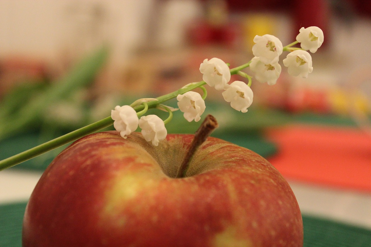 Image - apple lilies of the valley flowers