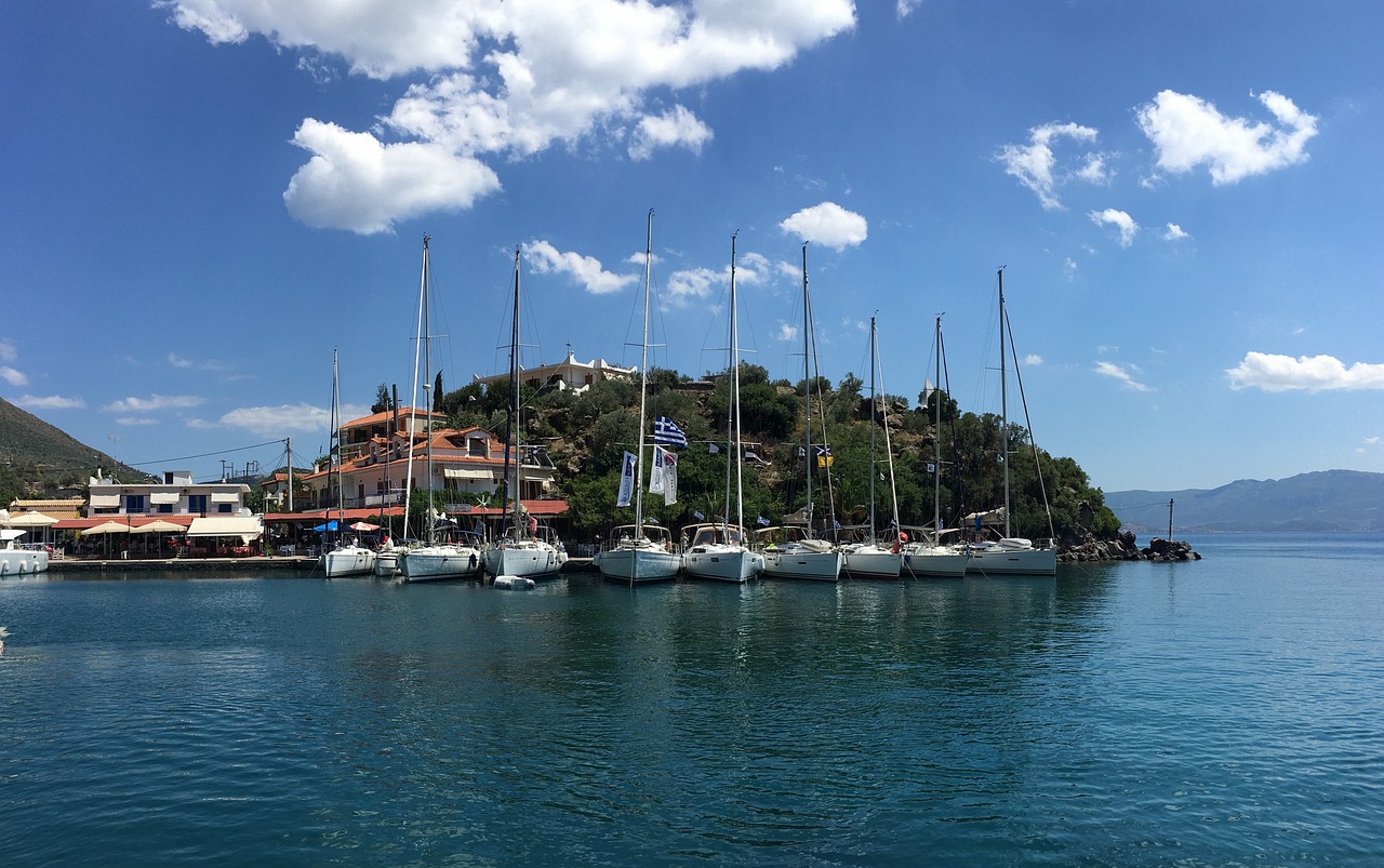 Image - greece sailing boat boat port ship