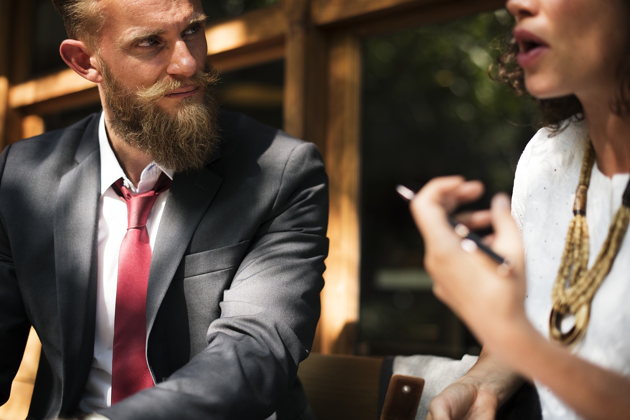 Image - discussion busy business caucasian