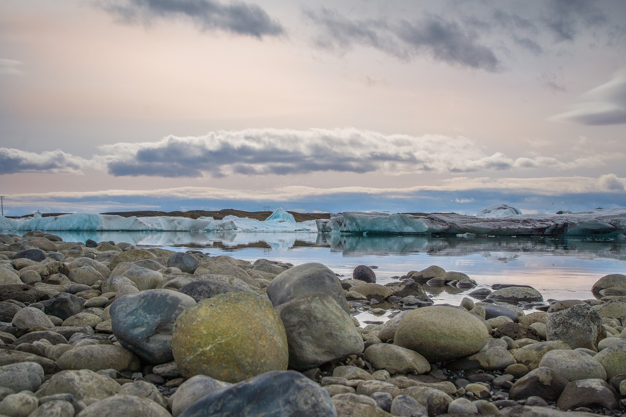 Image - snow iceland glacier nature cold
