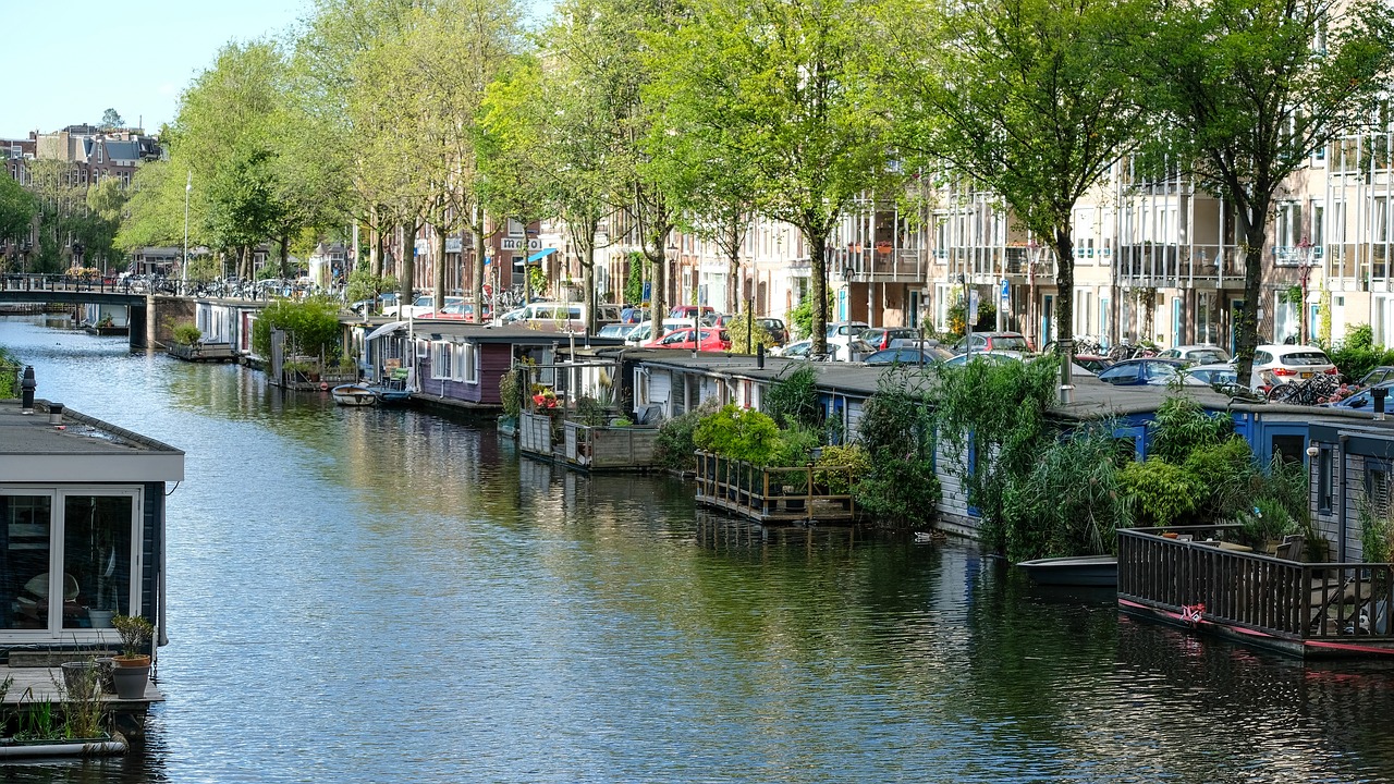 Image - amsterdam holland channel bike