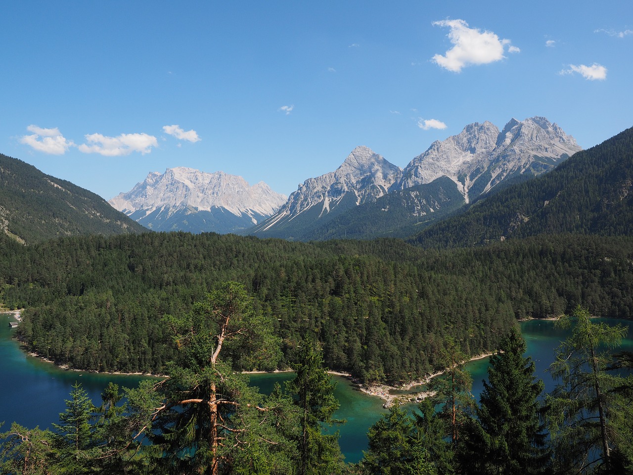 Image - far right blindsee zugspitze massif