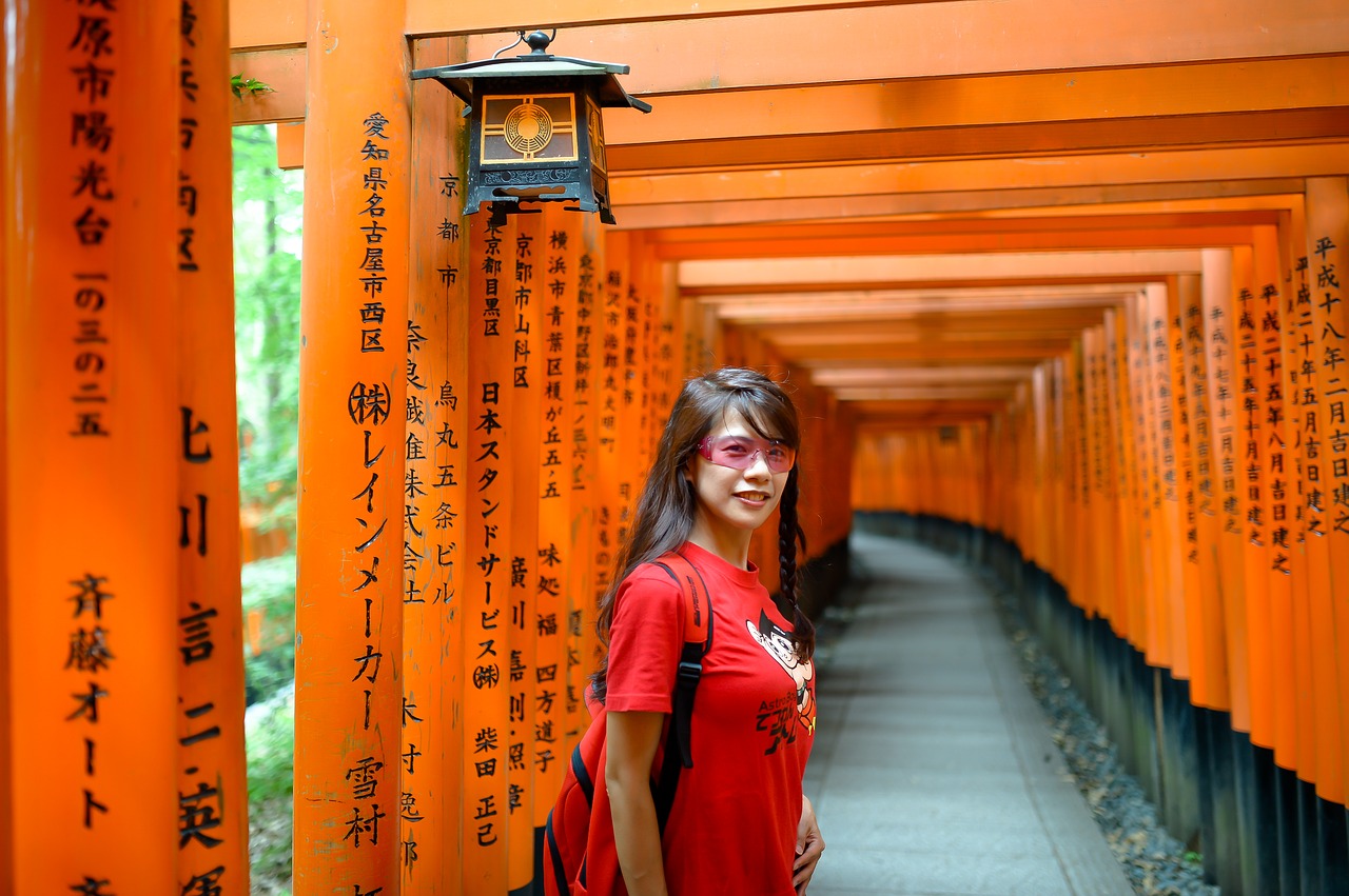 Image - travel asian women japanese shrine