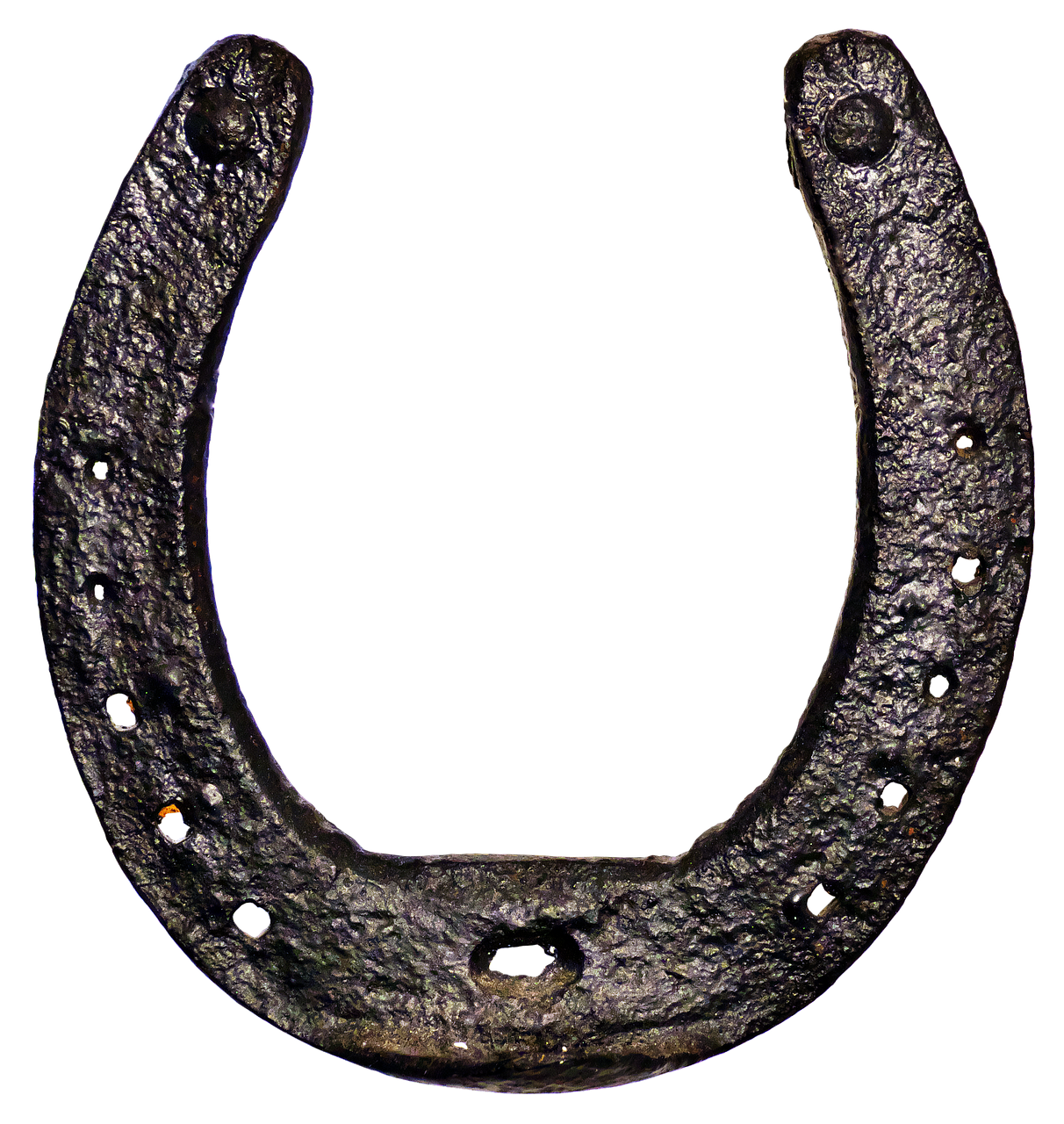 Image - horseshoe forged luck hand labor