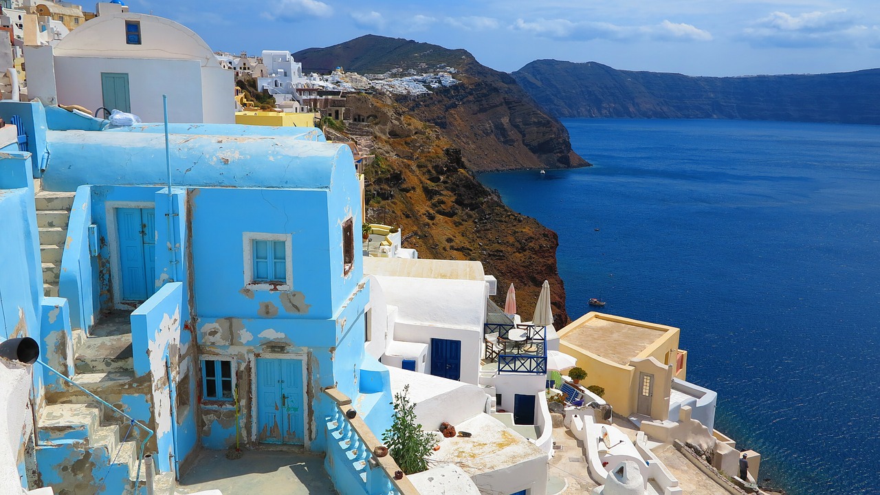 Image - santorini greece white houses