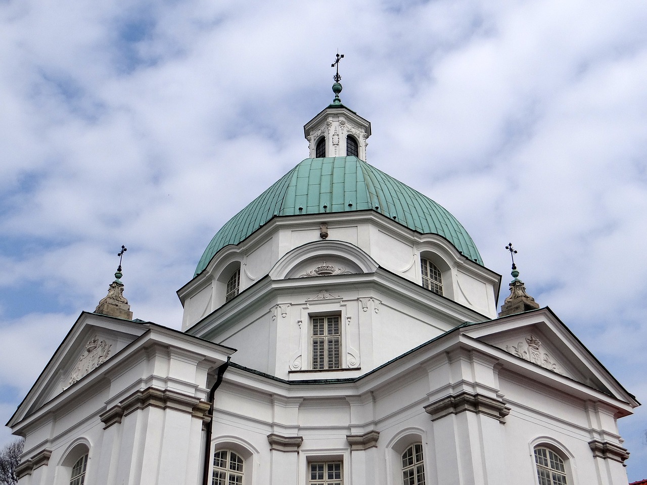 Image - the church of st casimir warsaw sky