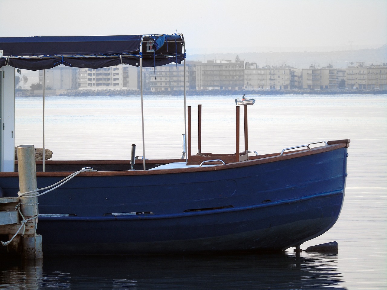 Image - boat sea sicily calm sea fishing
