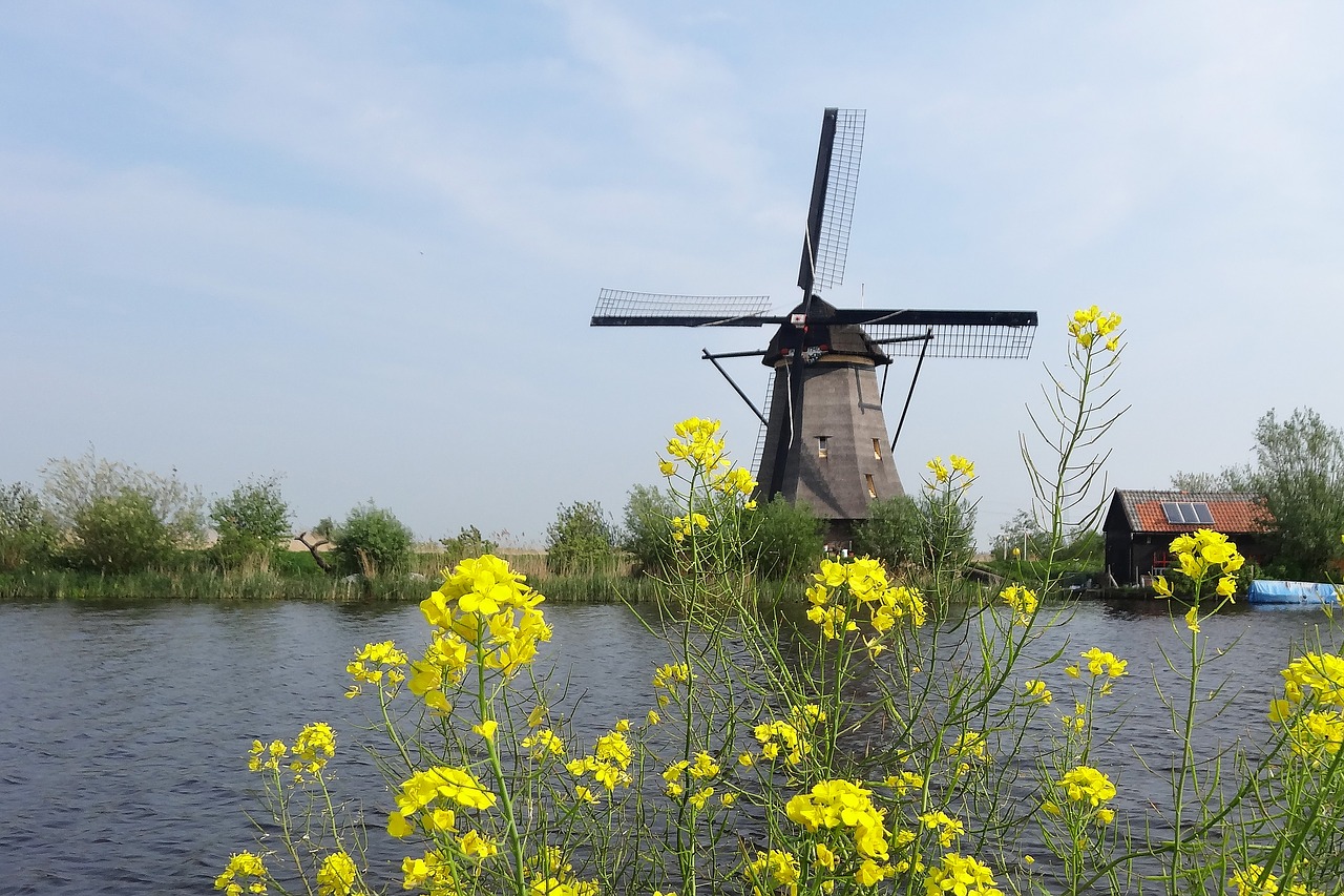 Image - windmill nature landscape sky mill