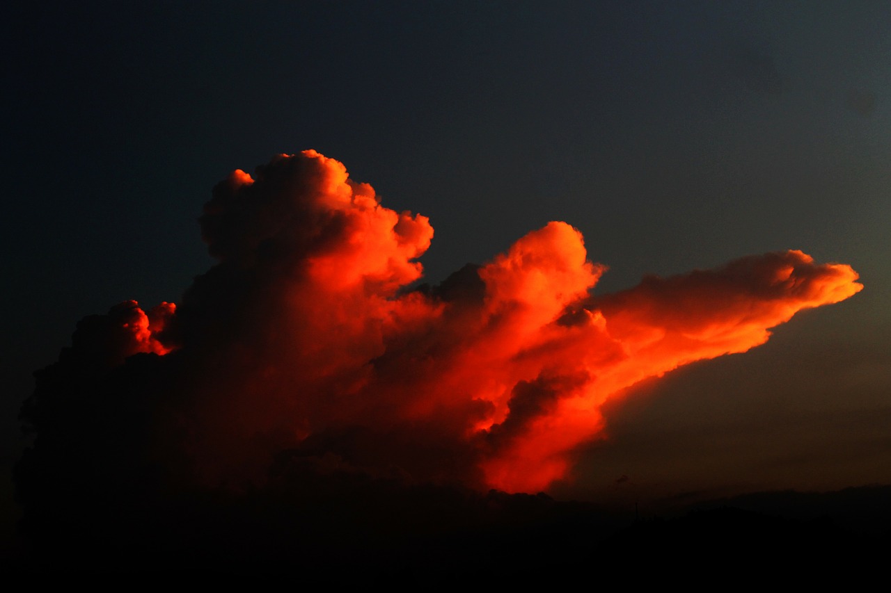 Image - clouds sunset landscapes